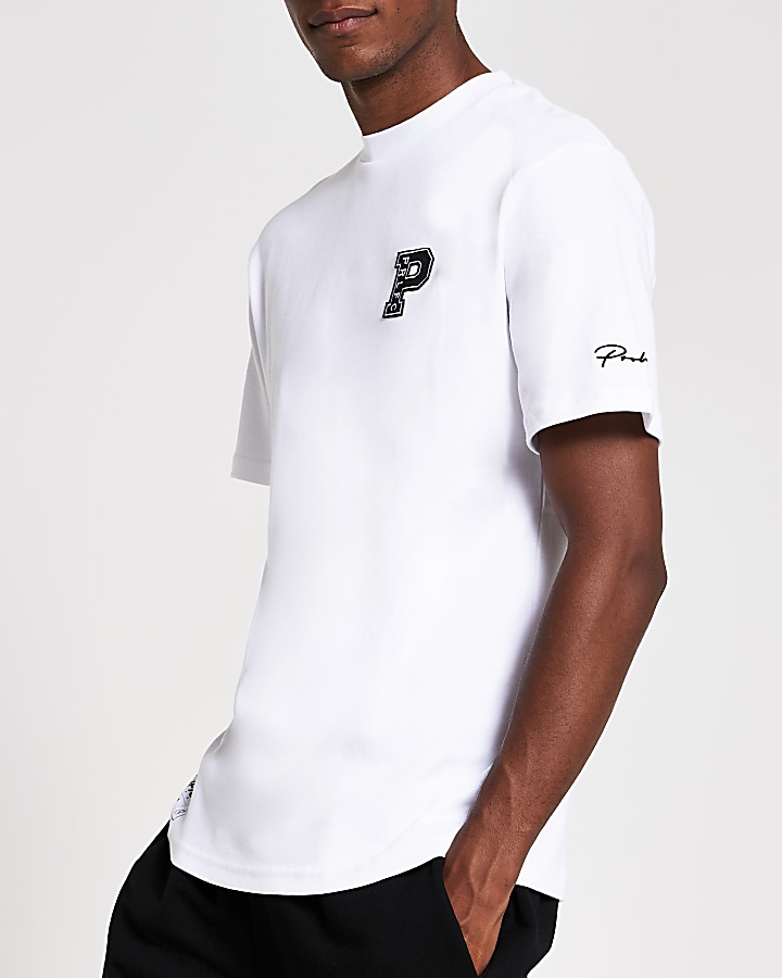 Prolific white slim fit T-shirt