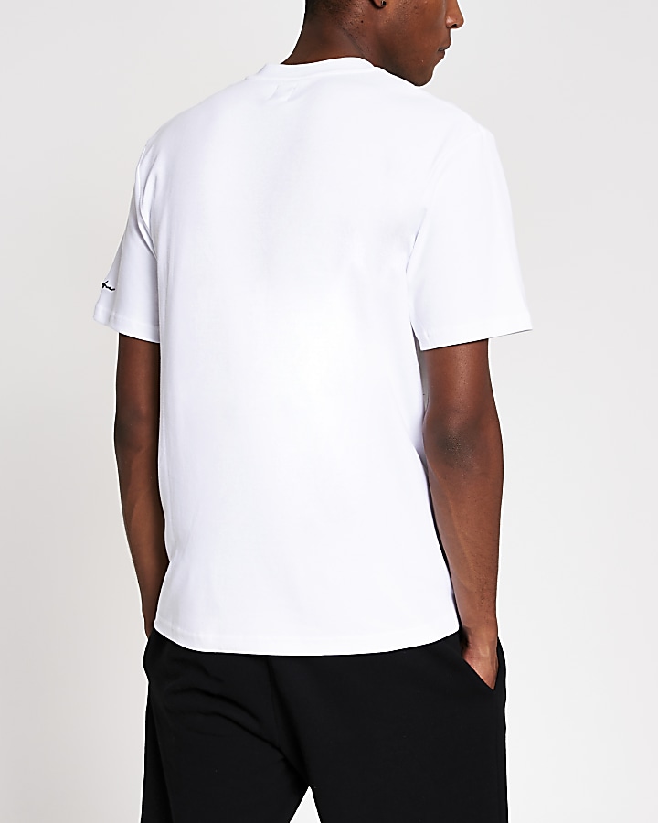 Prolific white slim fit T-shirt