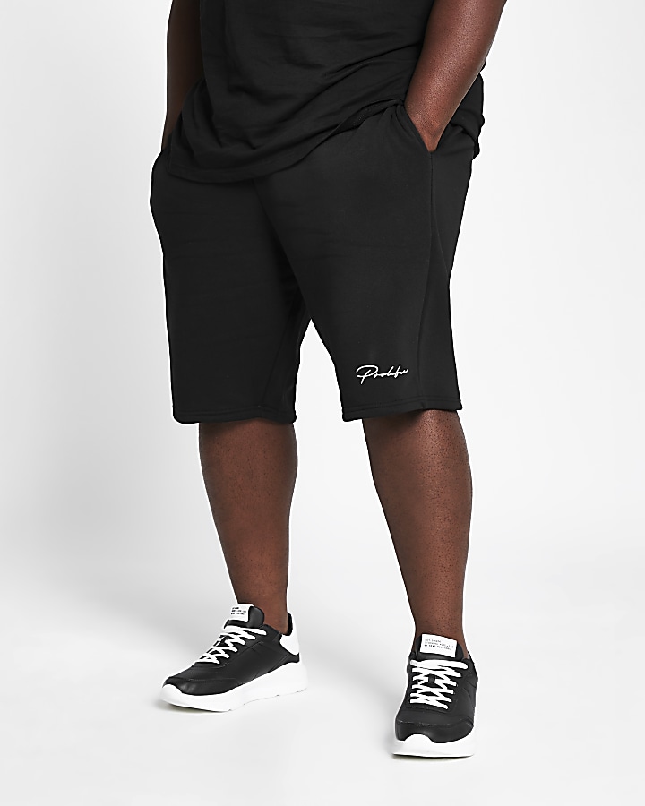 Big and Tall Prolific black slim fit shorts