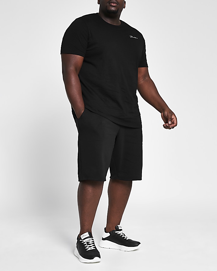 Big and Tall Prolific black slim fit shorts