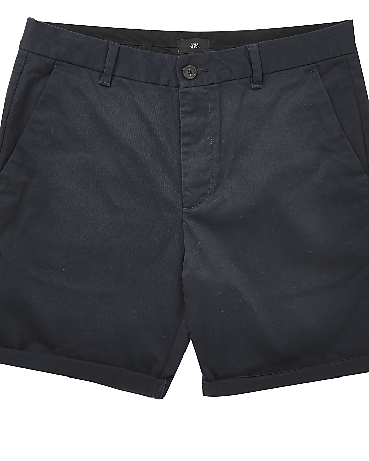 Navy Dylan slim fit shorts