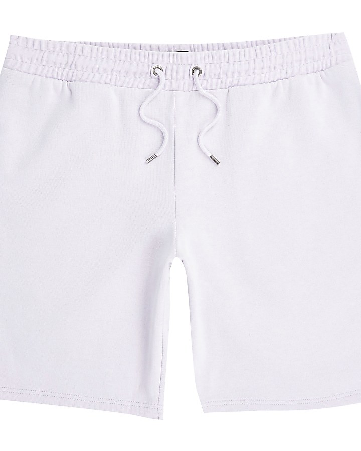 Masion Riviera purple slim fit shorts