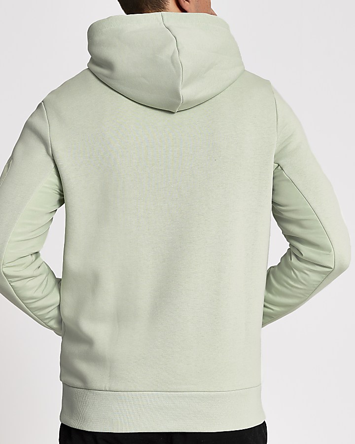 MCMLX light green slim fit hoodie