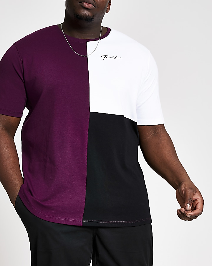 Big and Tall Prolific purple slim fit T-shirt