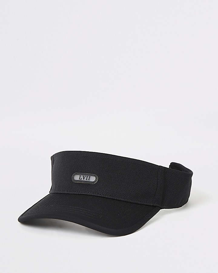 Black LVII visor hat