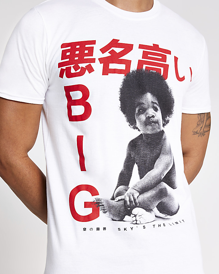 Notorious B.I.G. print short sleeve T-shirt