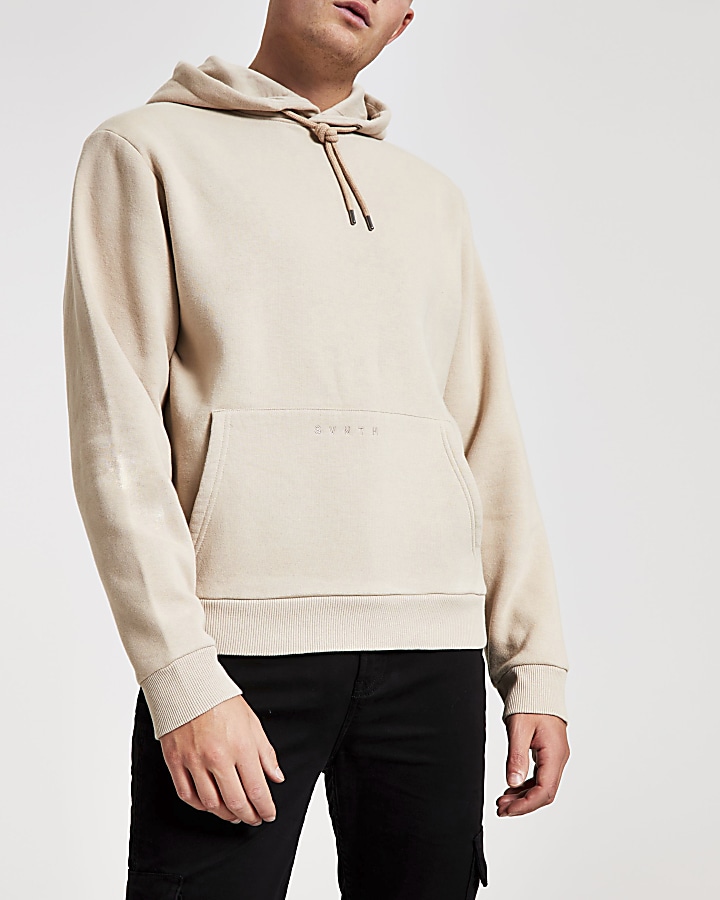 Stone Svnth embroidered hoodie