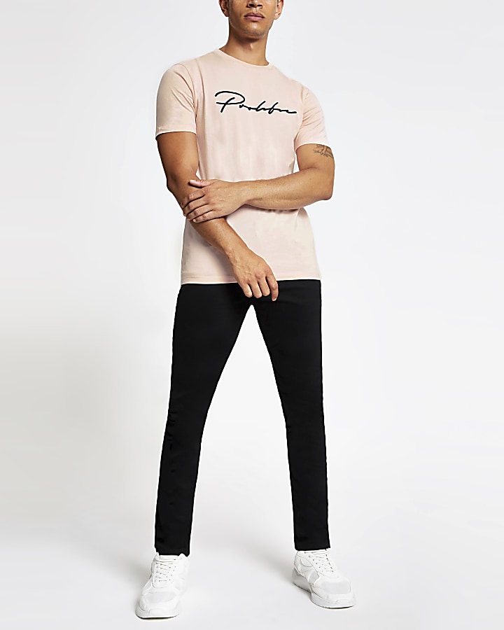 Prolific pink slim fit T-shirt