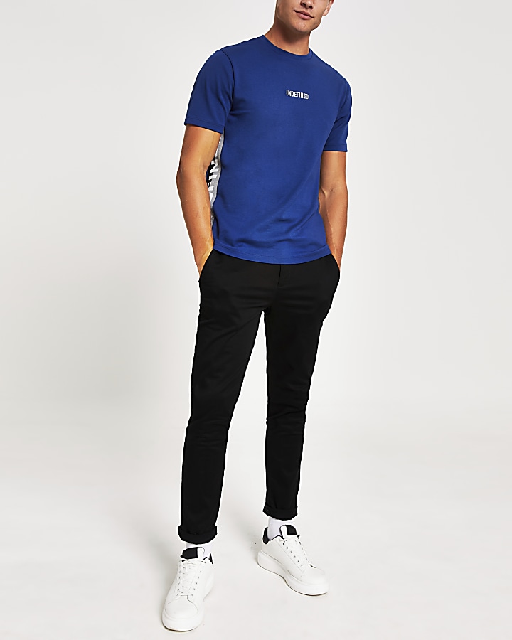 Navy 'Undefined' slim fit T-shirt