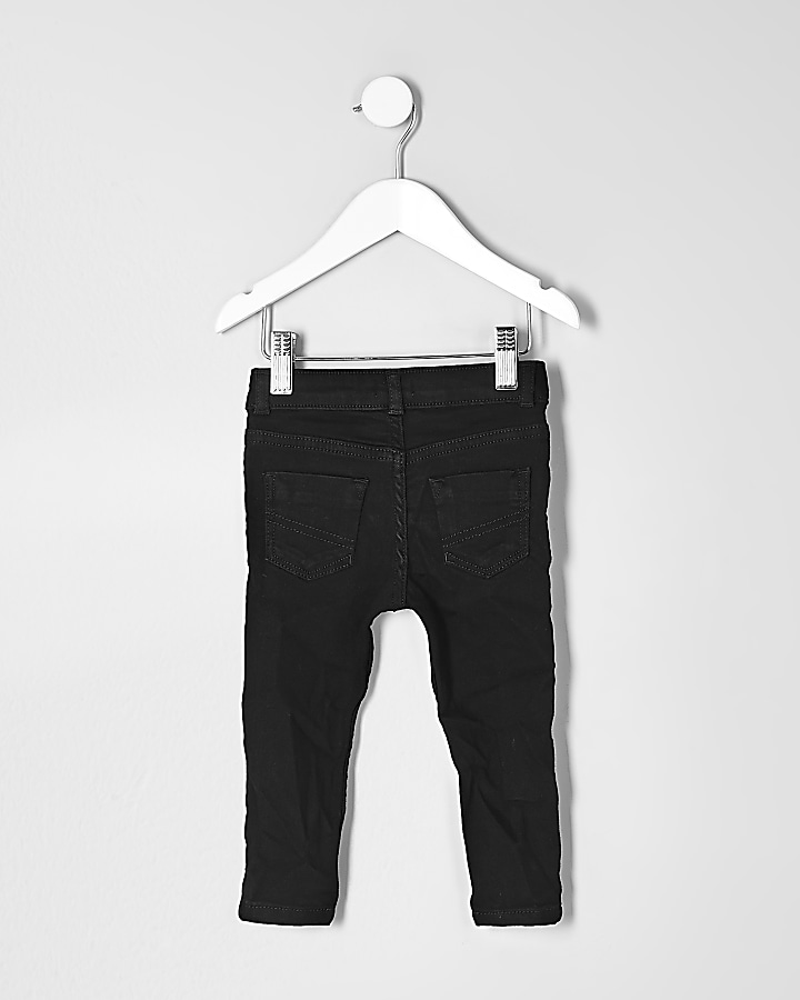 Mini boys black Sid skinny jeans