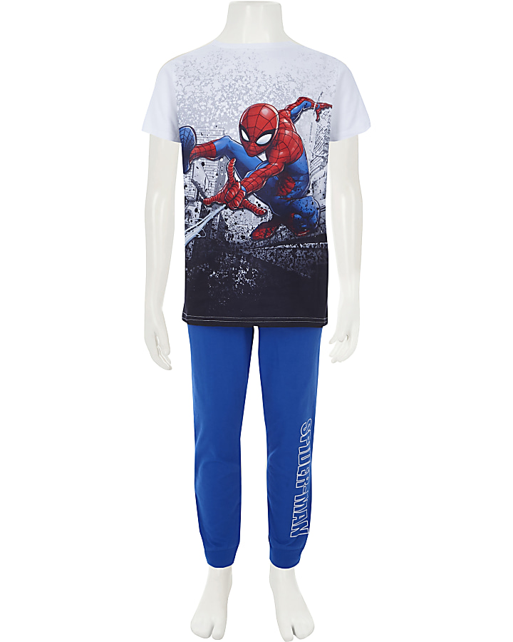 Boys blue Spider-Man pyjama set