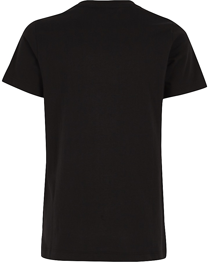 Boys black Batman reversible sequin T-shirt