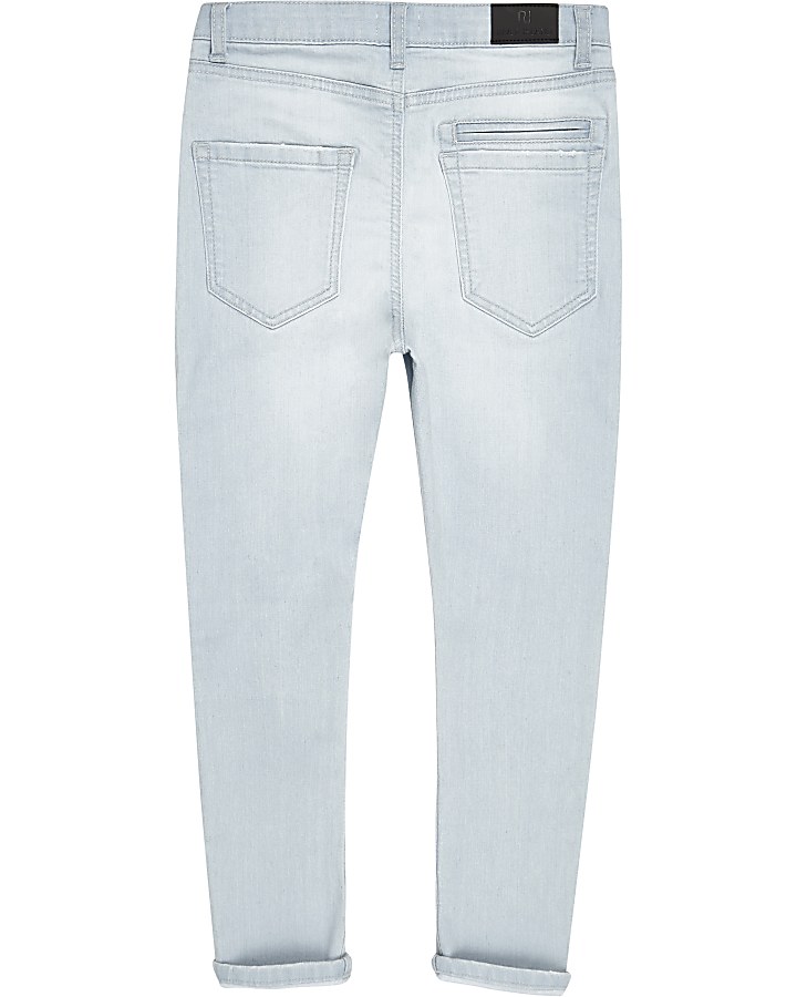 Boys light blue Tony slouch tapered jeans