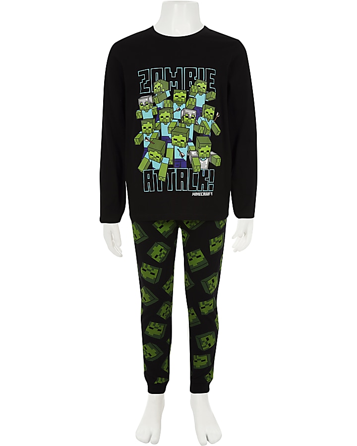 Boys Minecraft printed pyjama outfit