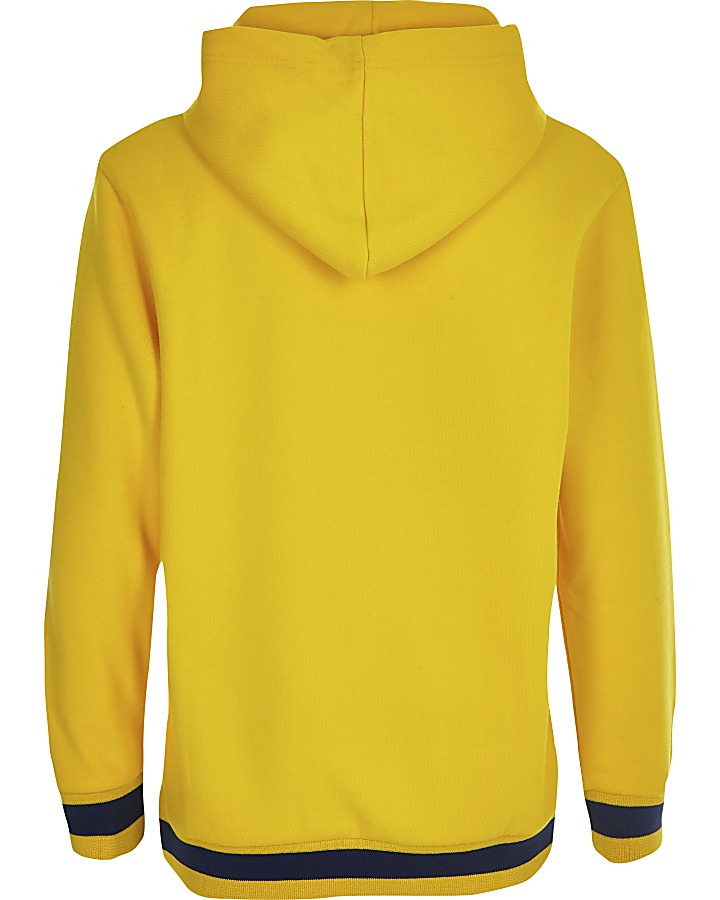 Boys yellow ‘Brklyn’ hoodie
