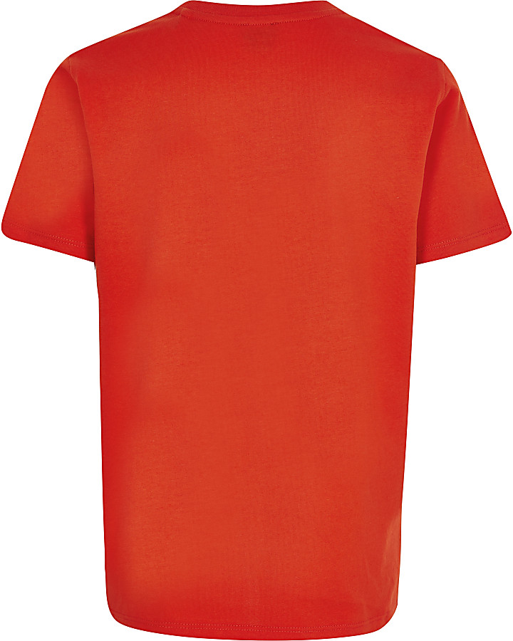 Boys orange camo T-shirt