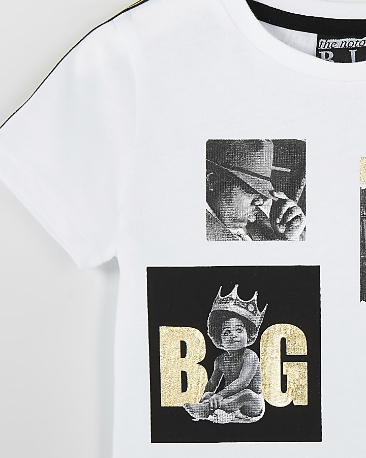 Mini boys Notorious B.I.G. print T-shirt