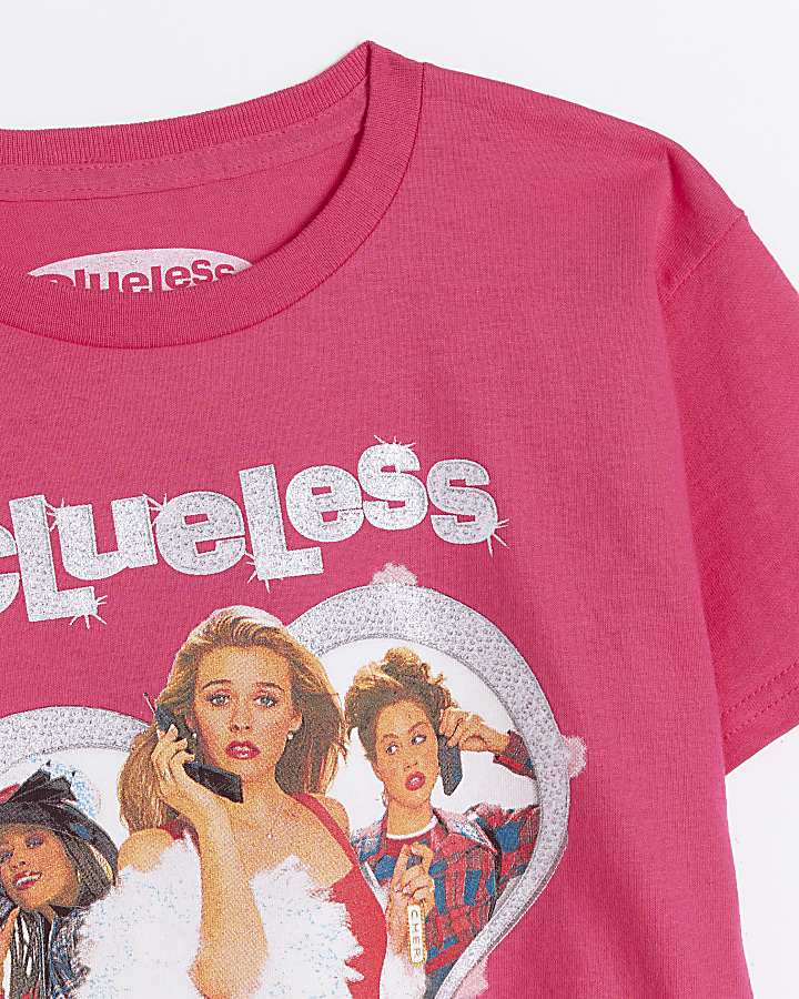 Pink Clueless graphic t-shirt