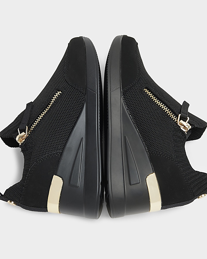 girls wedge trainers