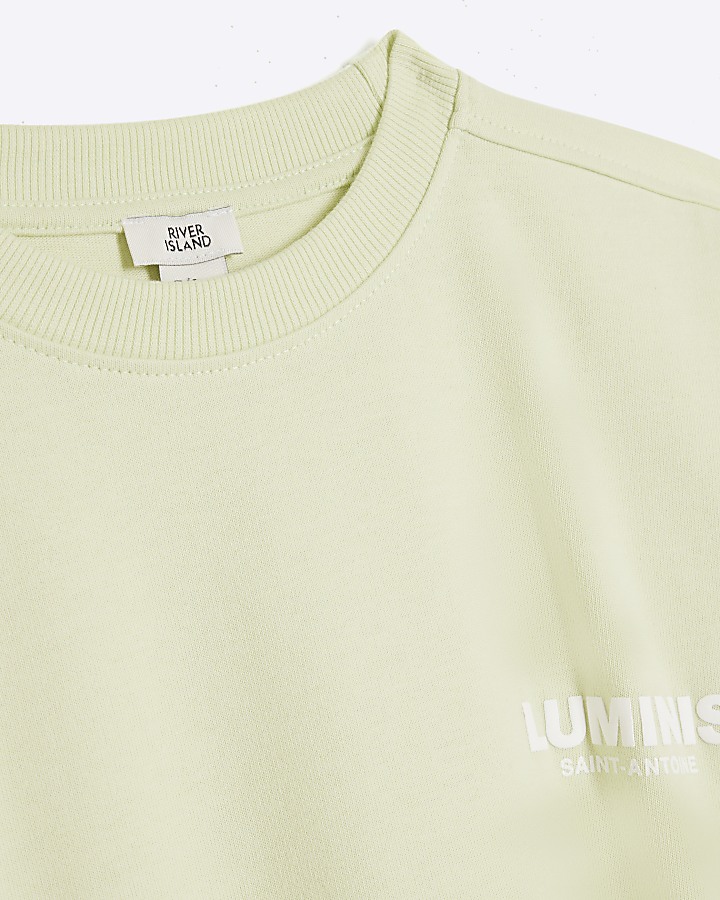 Boys lime green graphic t-shirt