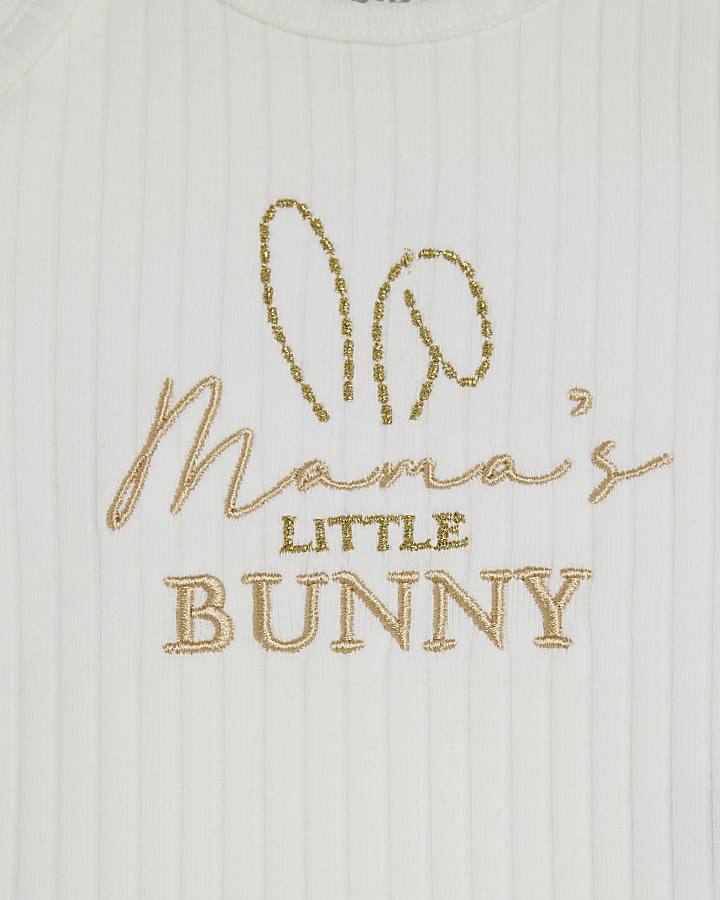 Baby Ecru Mamas Little Bunny Set