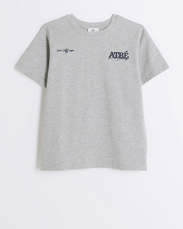 Boys grey graphic print t-shirt