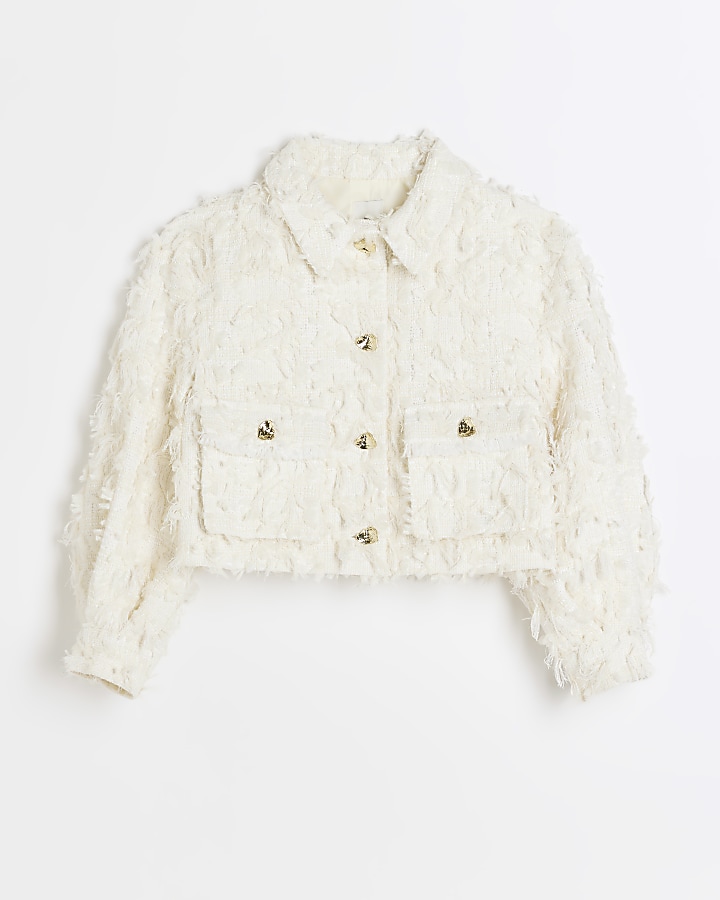 River island cheap fringe jacket