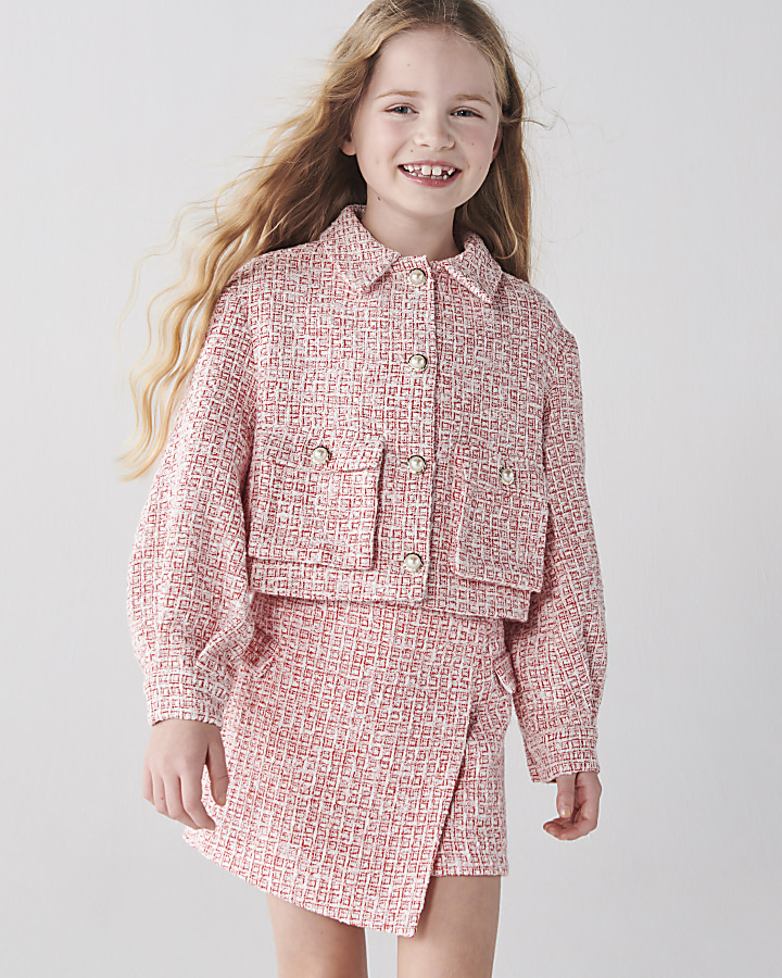 Girls 2025 boucle jacket