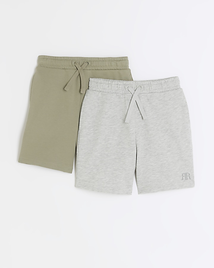 Boys grey shorts 2 pack