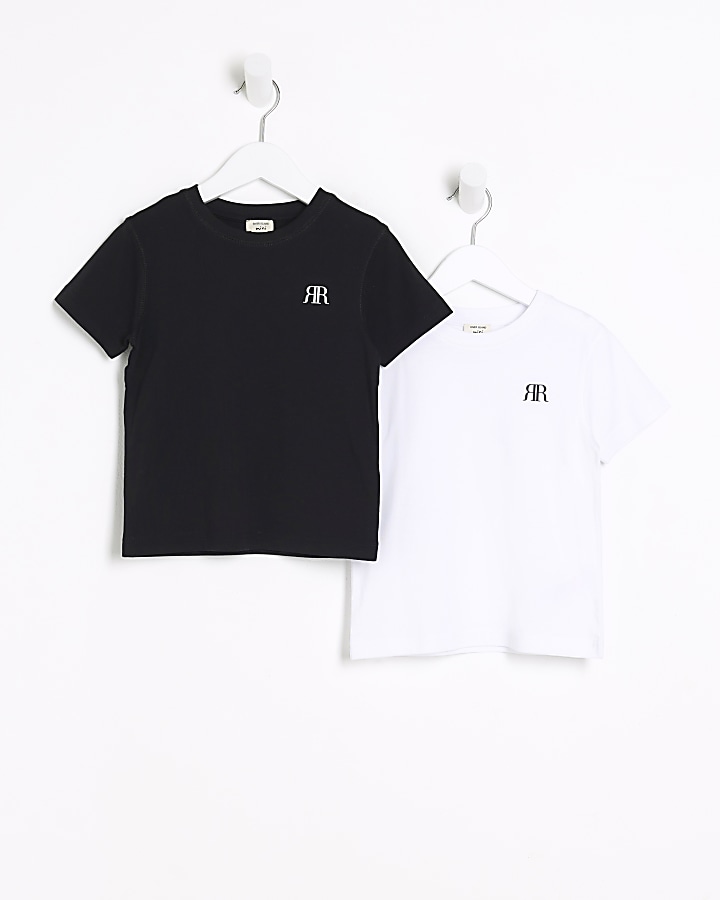 Mini white Ri t-shirt 2 pack