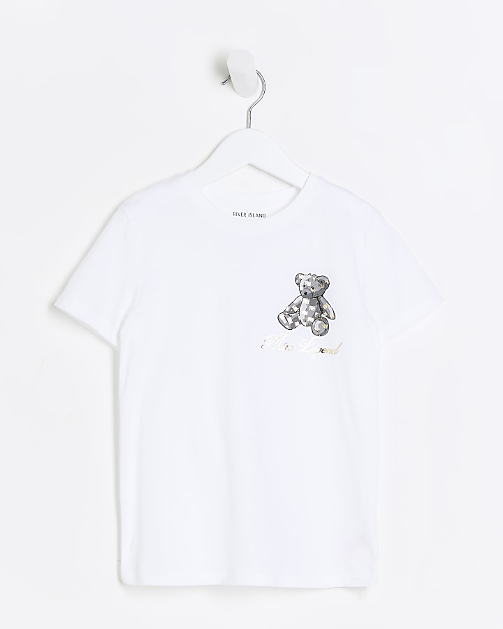 river island boys white shirt