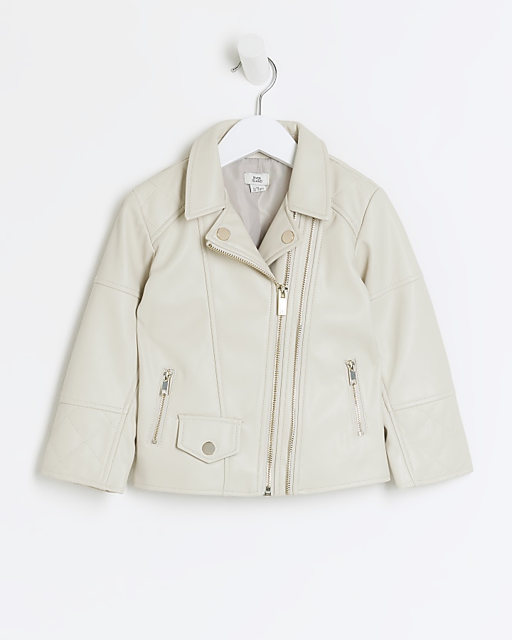 River island girls store biker jacket