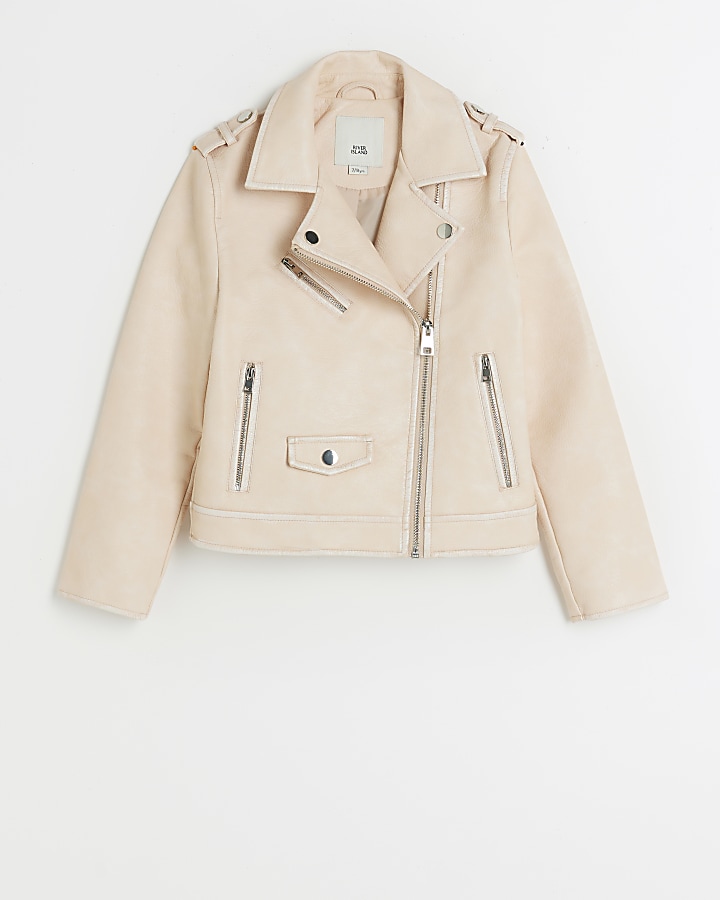 River island baby store girl leather jacket