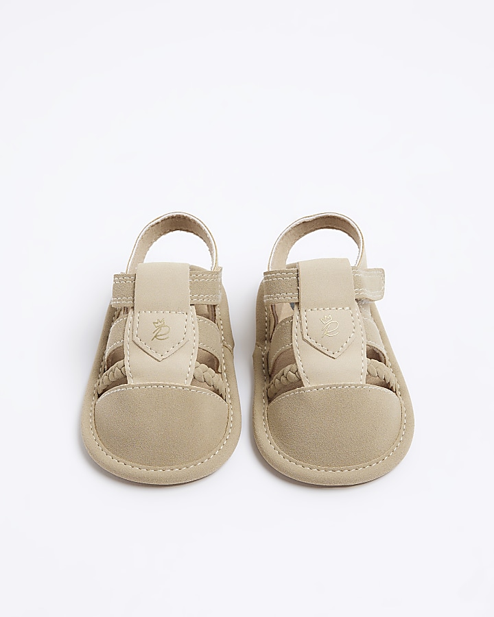 Baby tan gladiator sandals