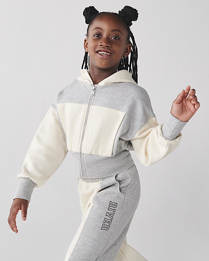 Grey tracksuit girl sale