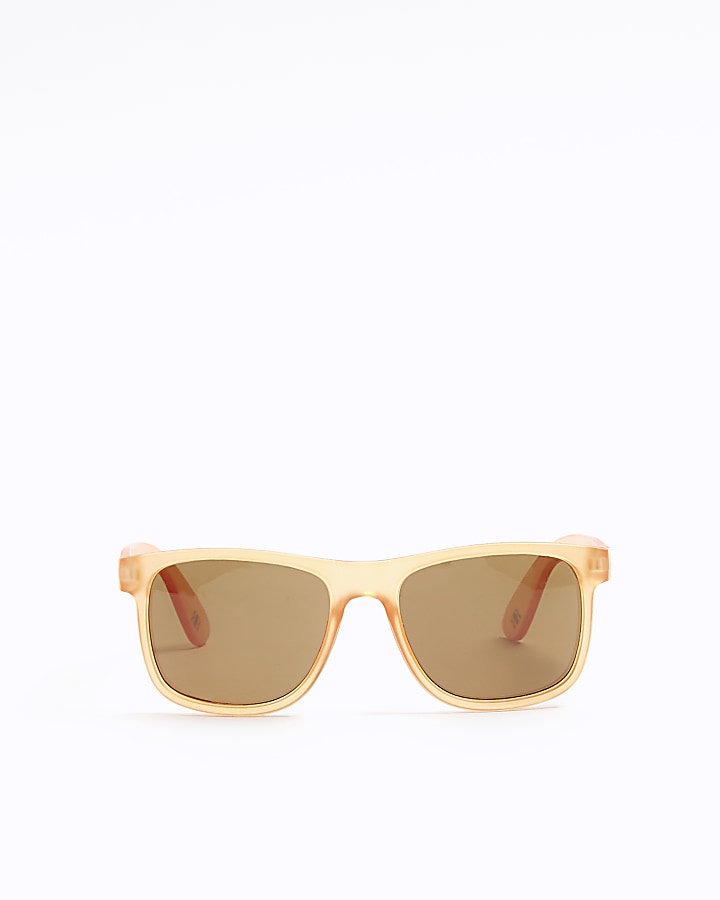 Boys orange wayfarer sunglasses