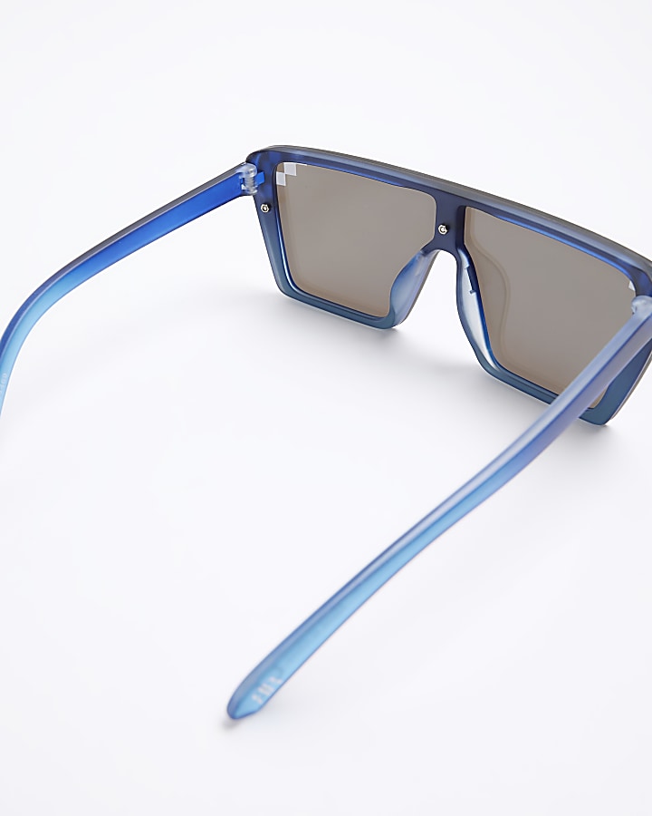 Boys blue ombre visor sunglasses