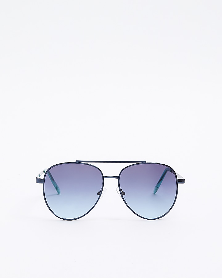 Boys blue aviator sunglasses