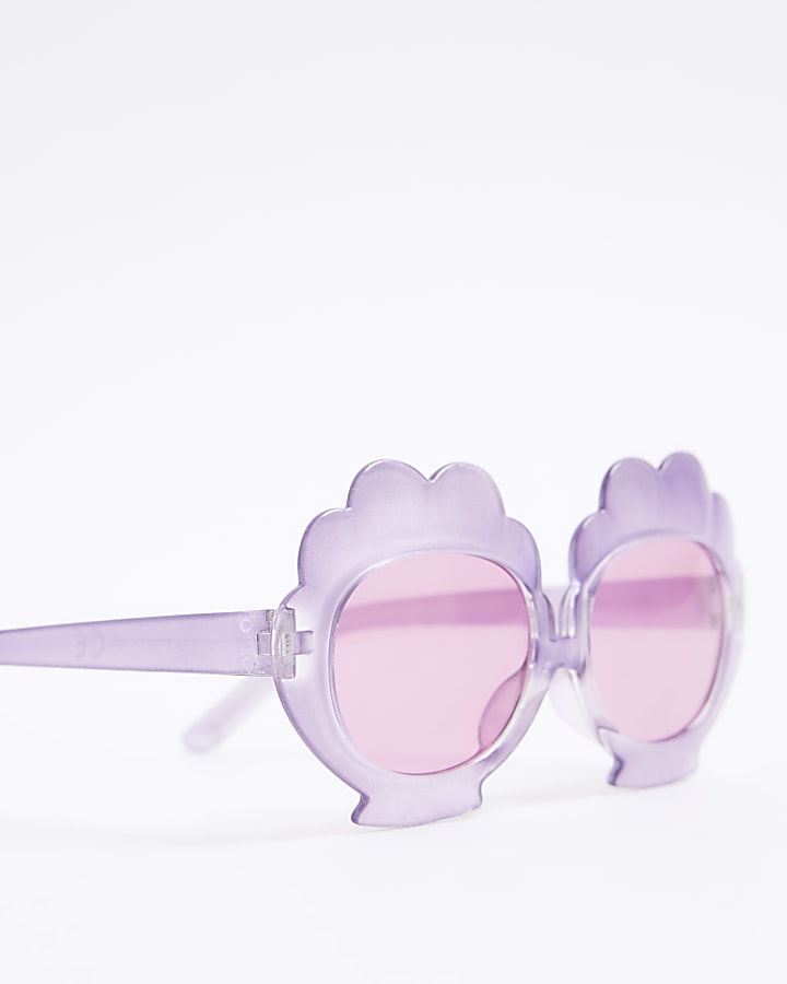 Mini Girls Lilac Shell Sunglasses