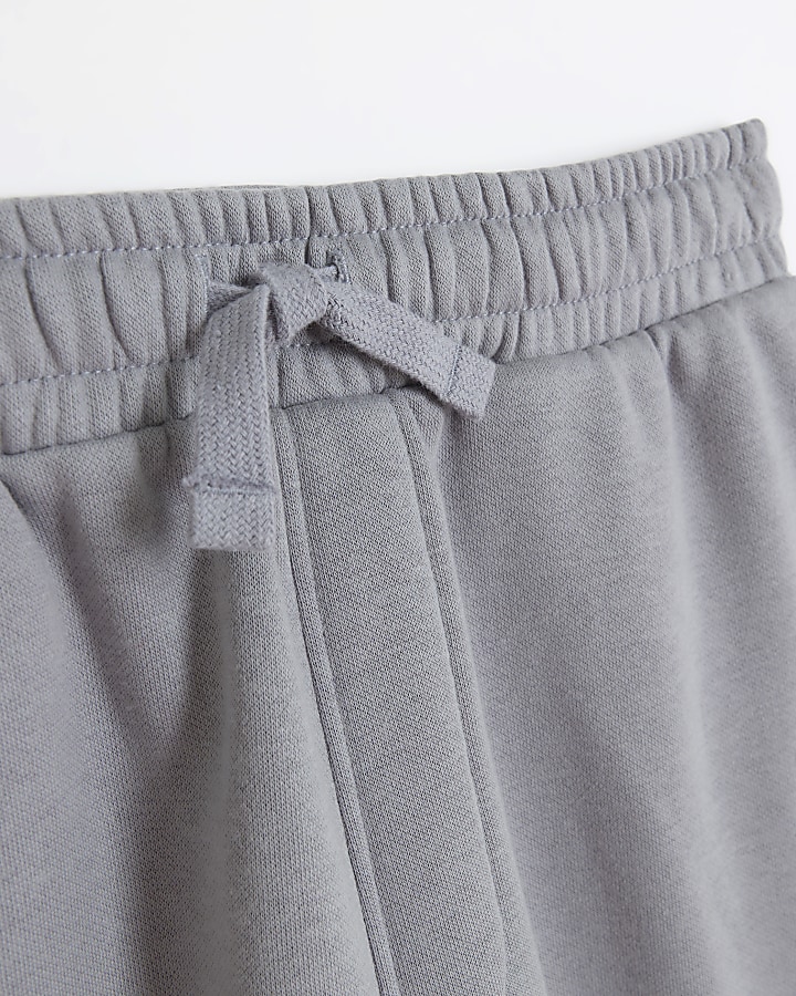 Boys khaki joggers 2 pack River Island