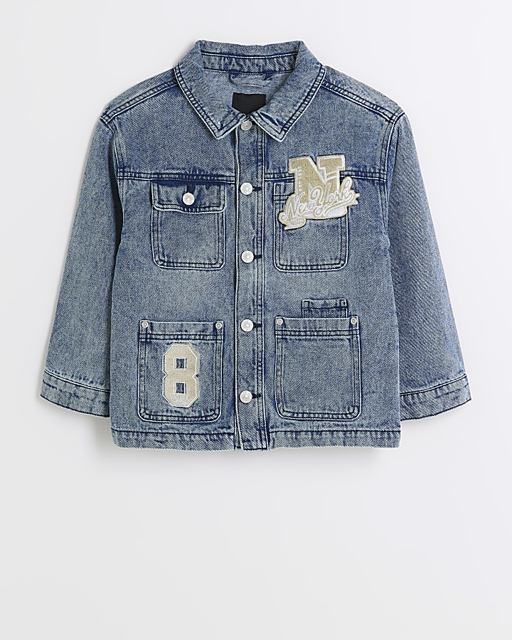 Mickey mouse outlet jean jacket zara