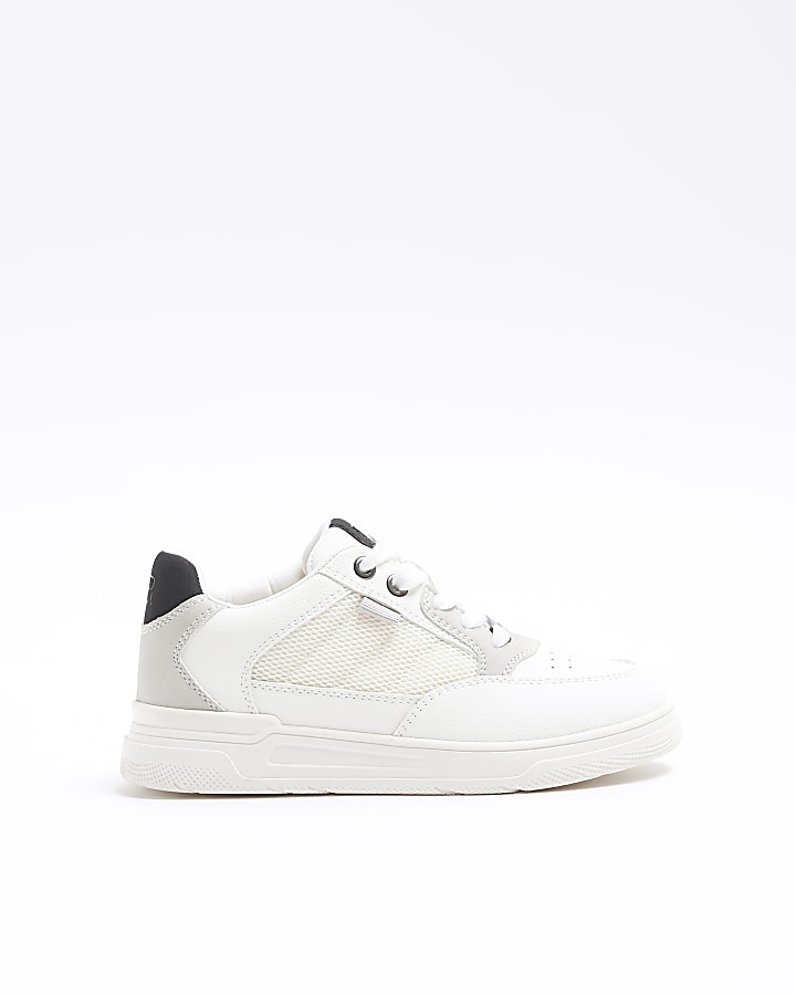 White store mesh trainers