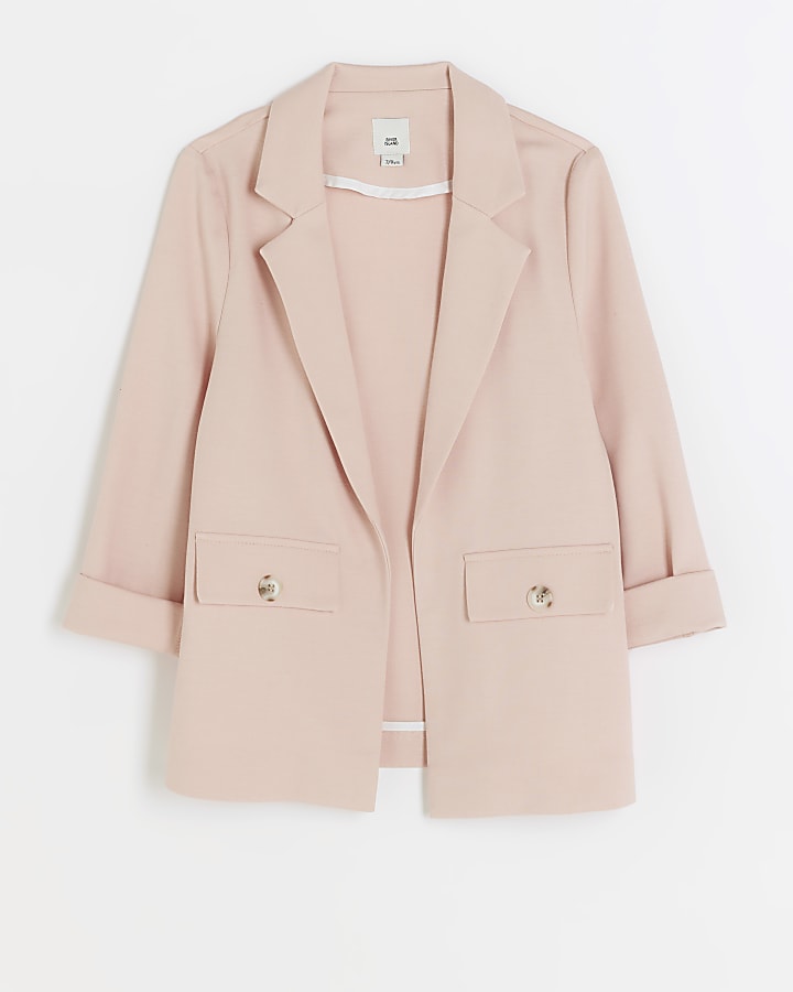 Girls clearance jersey blazer