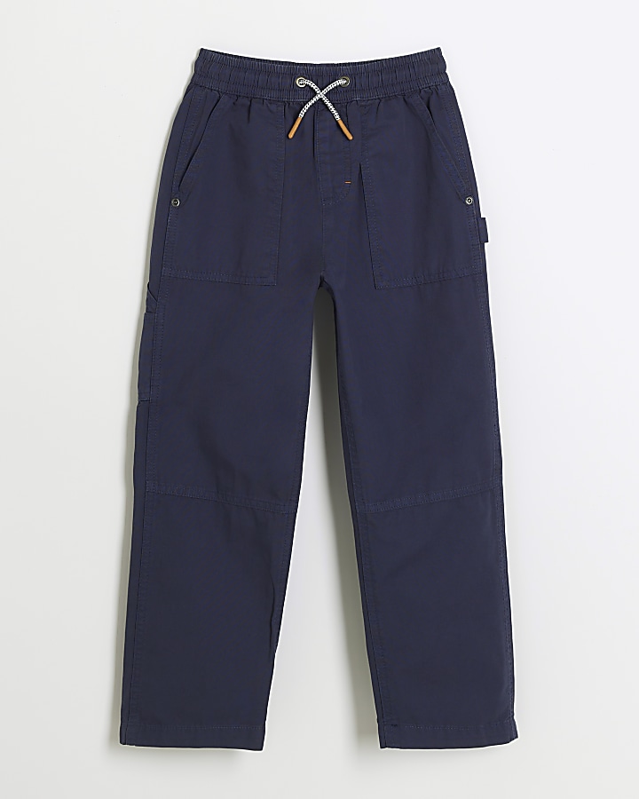 Boys navy carpenter trousers