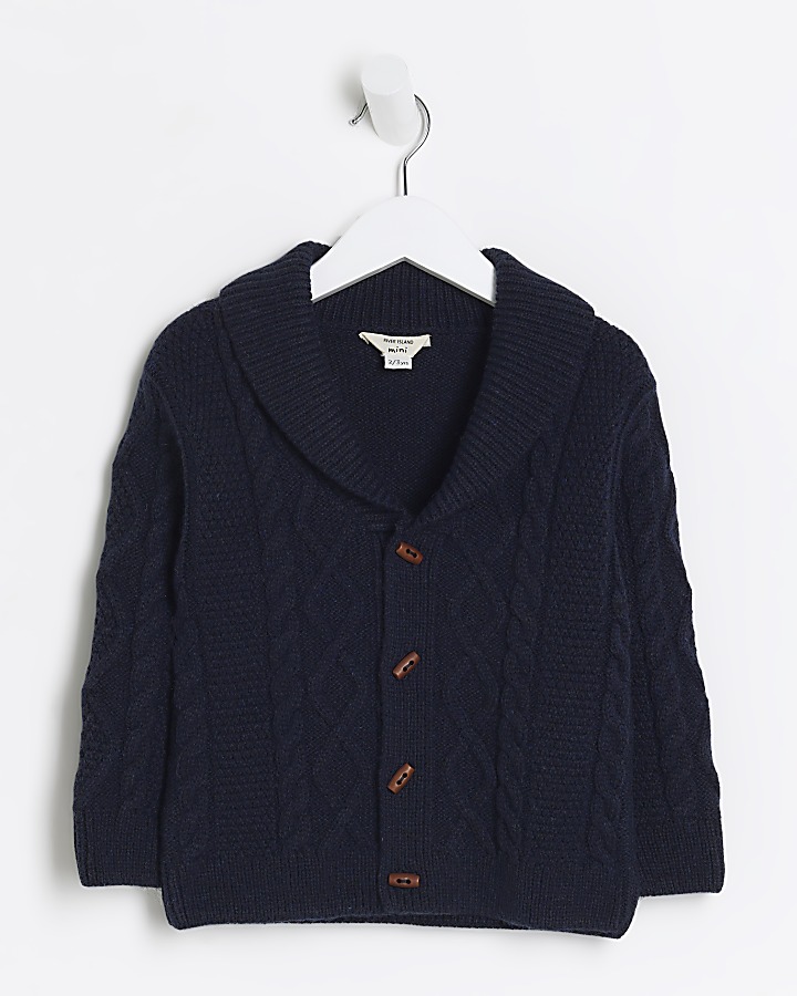 Cable knit best sale cardigan boys