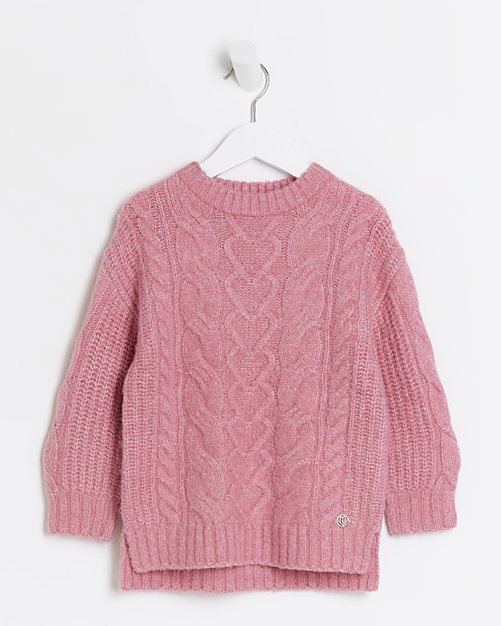 Pink clearance girls jumper