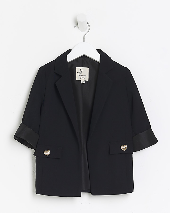 Blazer for girls clearance black