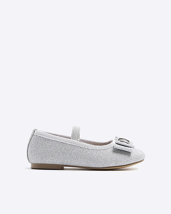 Girls silver outlet pumps