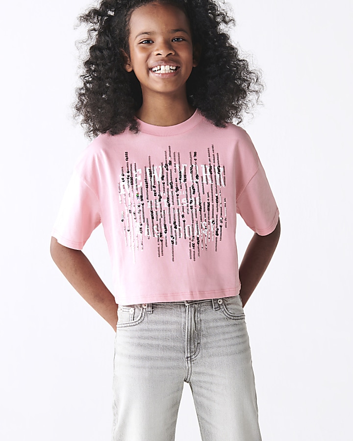 River island girls t 2024 shirts