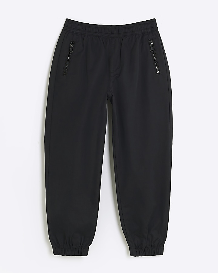 Boys black joggers